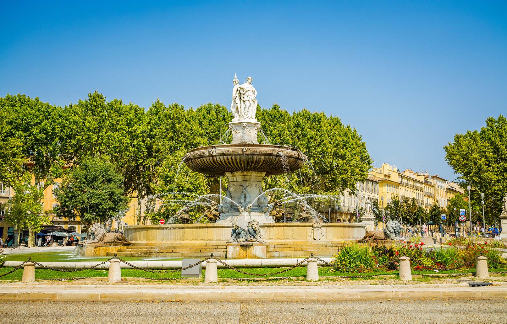 l'attrait de la ville d'Aix-en-Provence