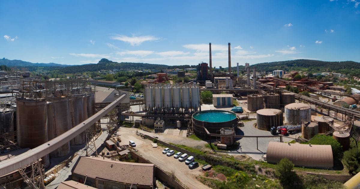 Usine ALTEO à Gardanne