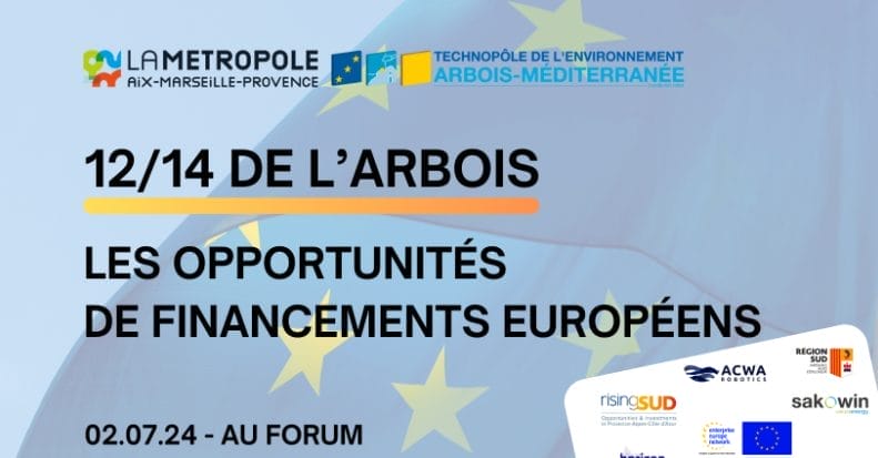 les opportunités de financements européens - Technopole de l'Arbois